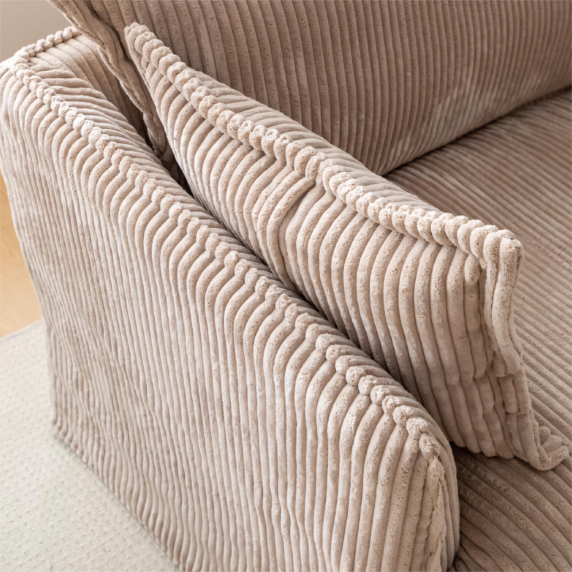 Elarem Washable fabric single sofa-B
