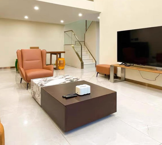 Vileap Sintered stone slab rectangular coffee table