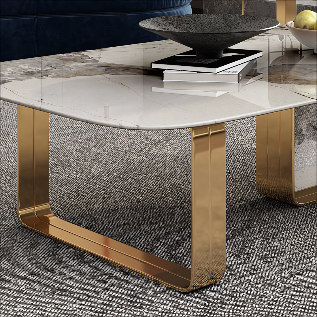 Feronico Light luxury rectangular coffee table