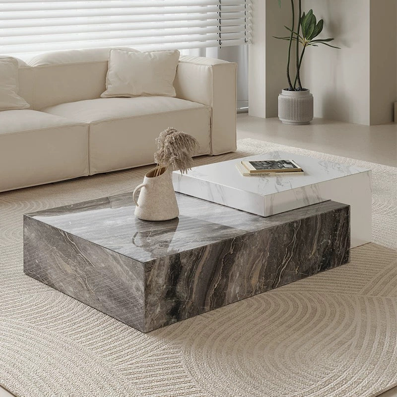 Taeforz Minimalist sintered stone coffee table set