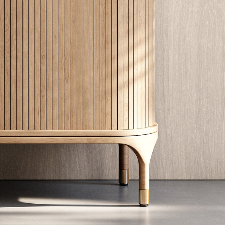 Faroli Natural rattan wooden sideboard-B