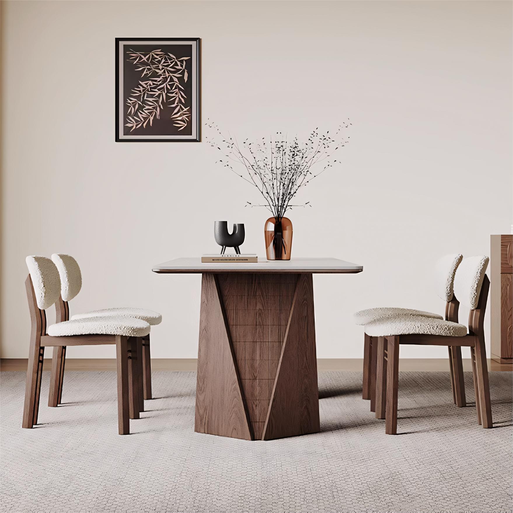 Bielo  Sintered stone rectangular dining set