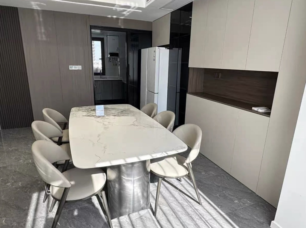 Sevian 2 pcs set-light luxury dining chair-A