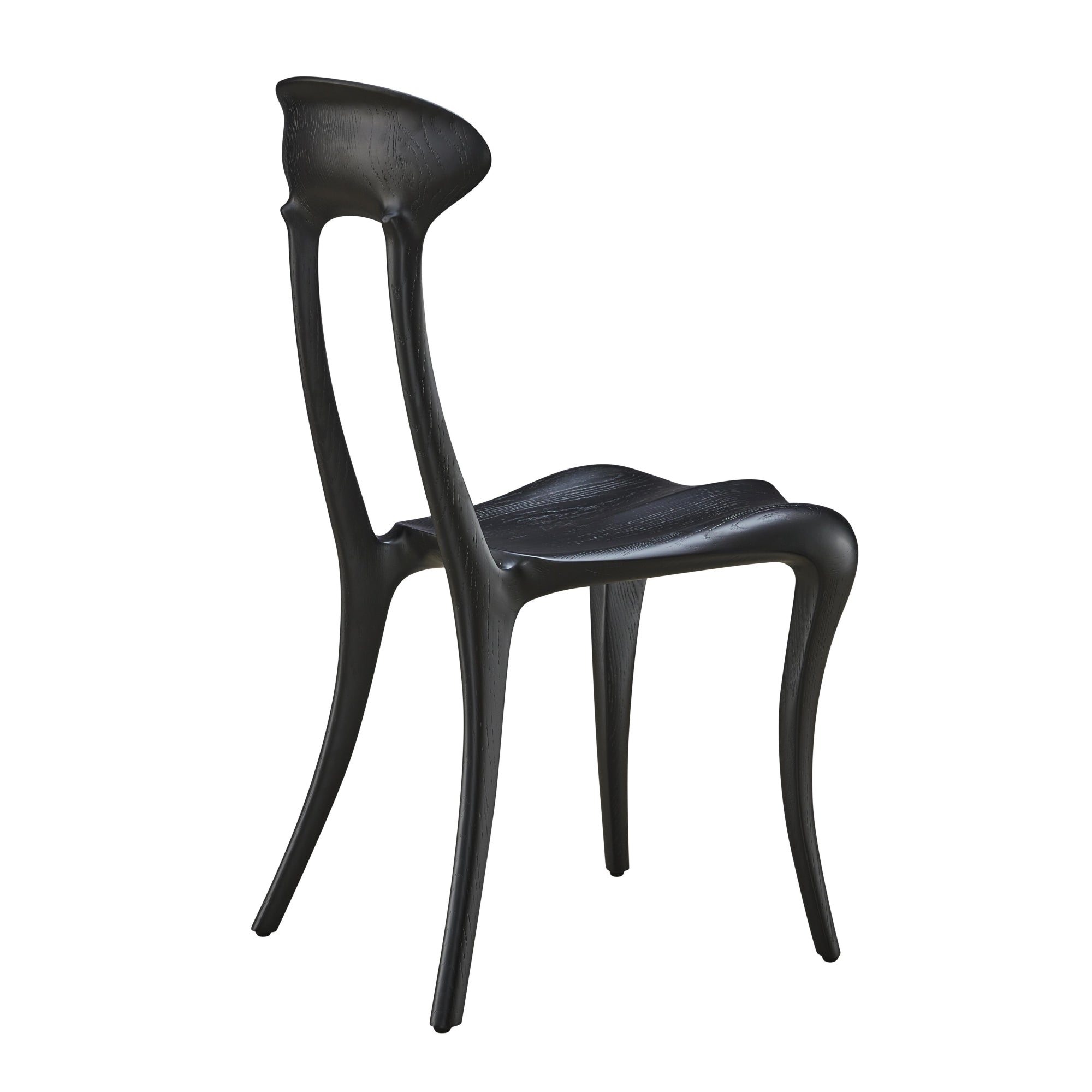 Yarion 2pcs ash wood leather dining chairs