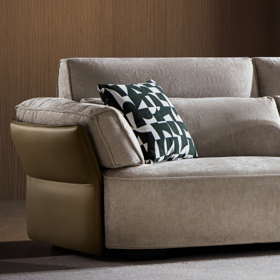 Faroni Fabric washable straight sofa