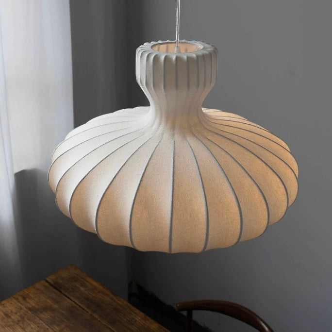 Sinoye Silk fabric pendant light