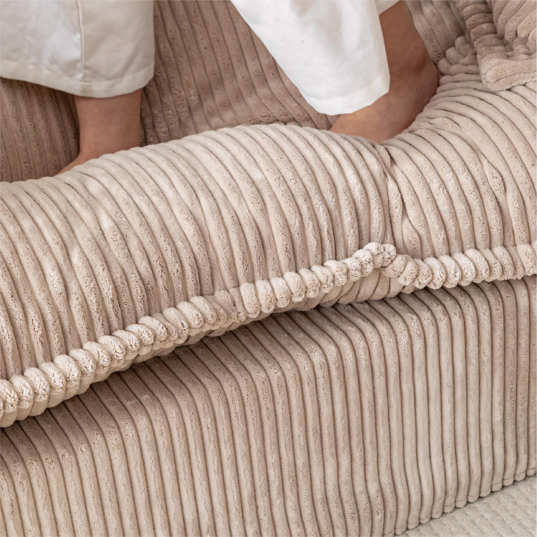 Elarem Washable fabric single sofa-B