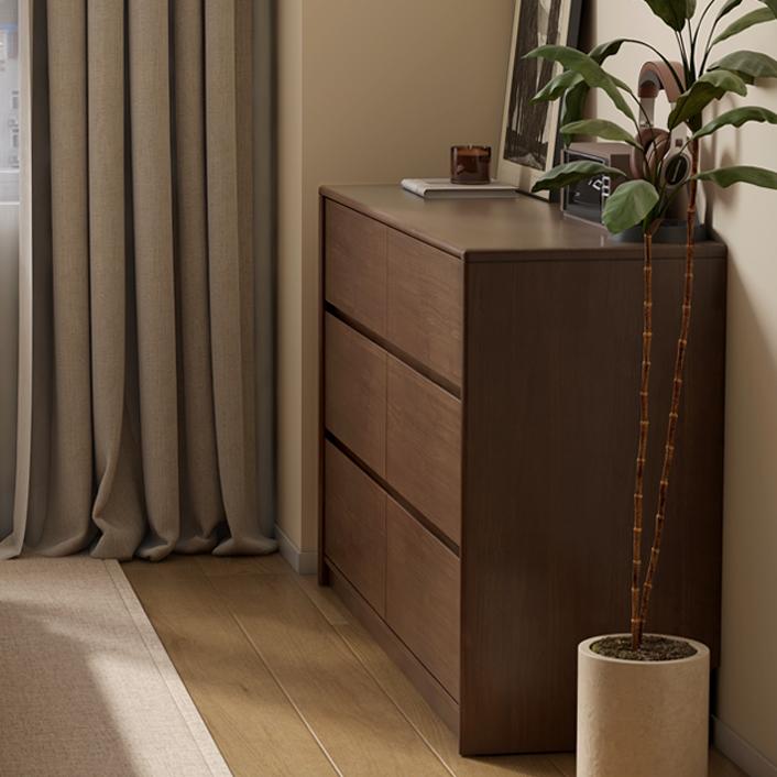 Amozi Solid wood chest of drawers