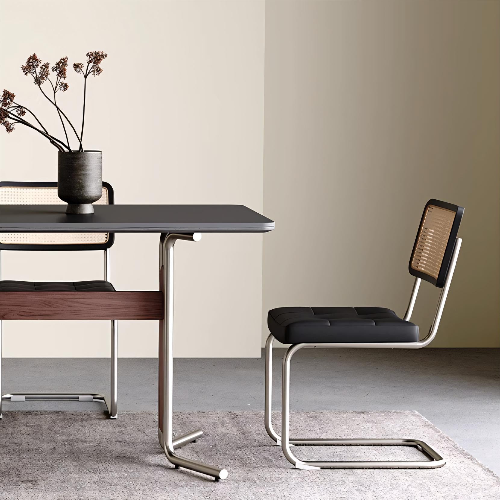 Igsan Sintered stone rectangular dining set