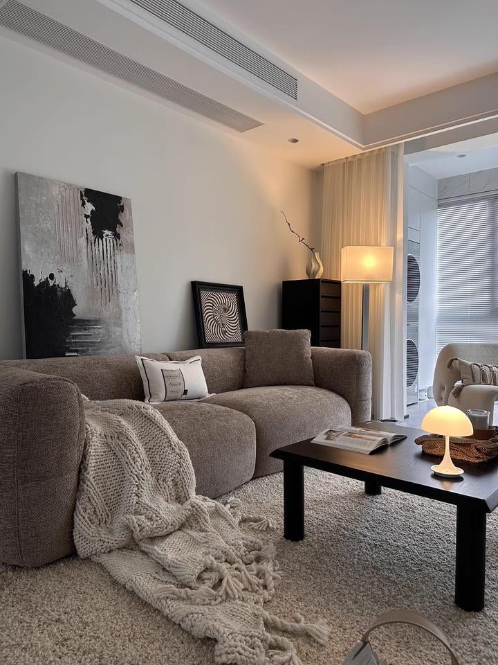 Osari Fabric straight sofa