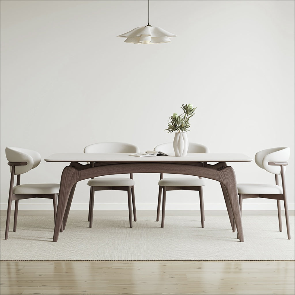 Lemarie Sintered stone rectangular dining set