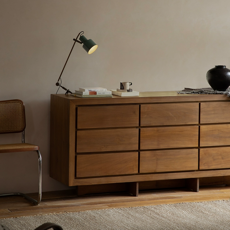 Grozil Teak solid wood sideboard