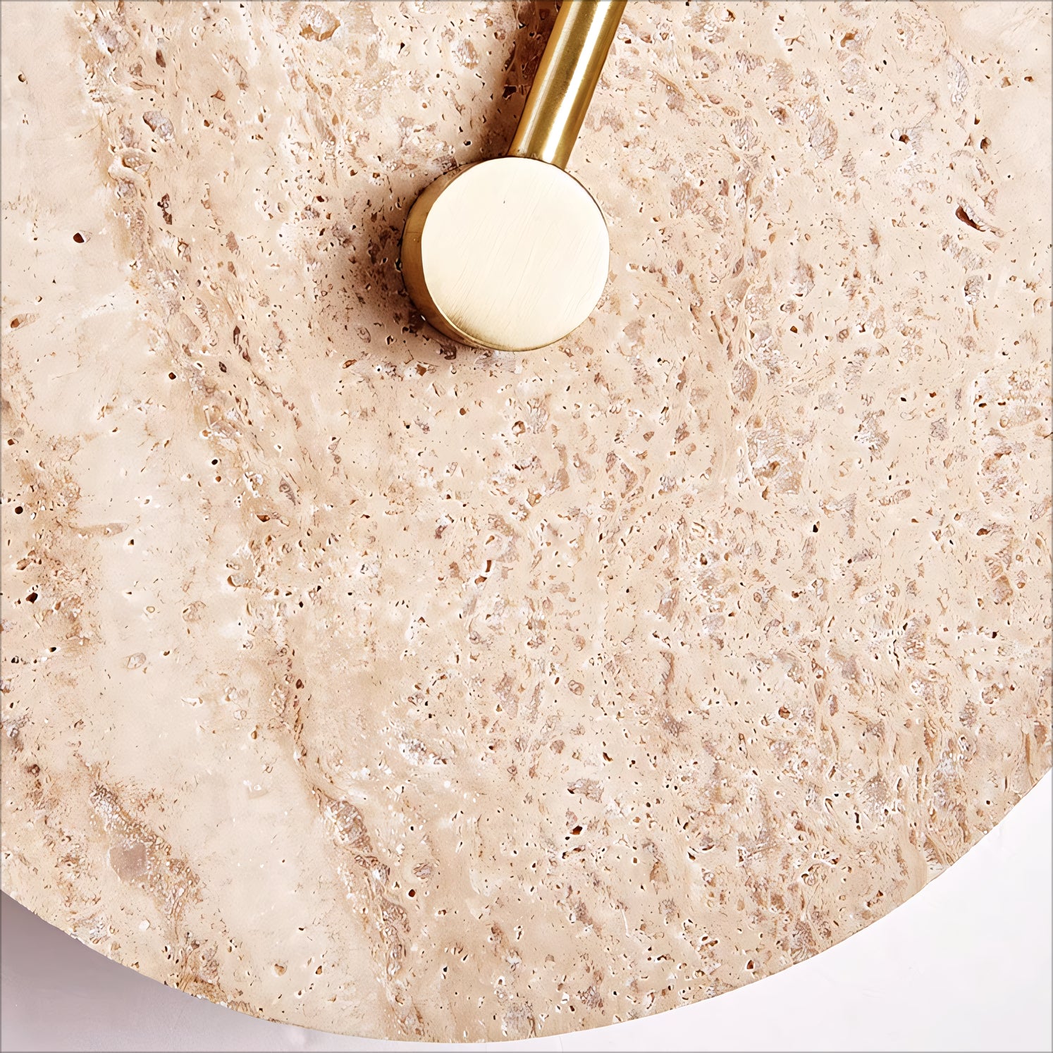 Tosnie 2pcs beige travertine wall lights bedside lights