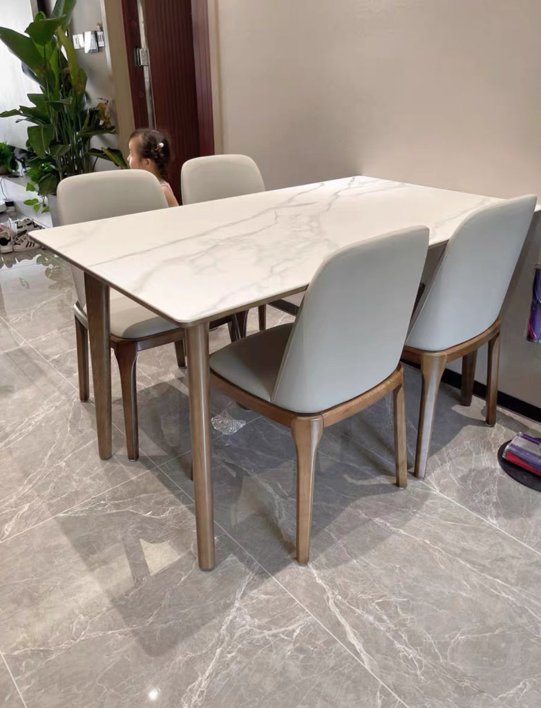 Keviclo 2 pcs set-ash solid wood dining chairs