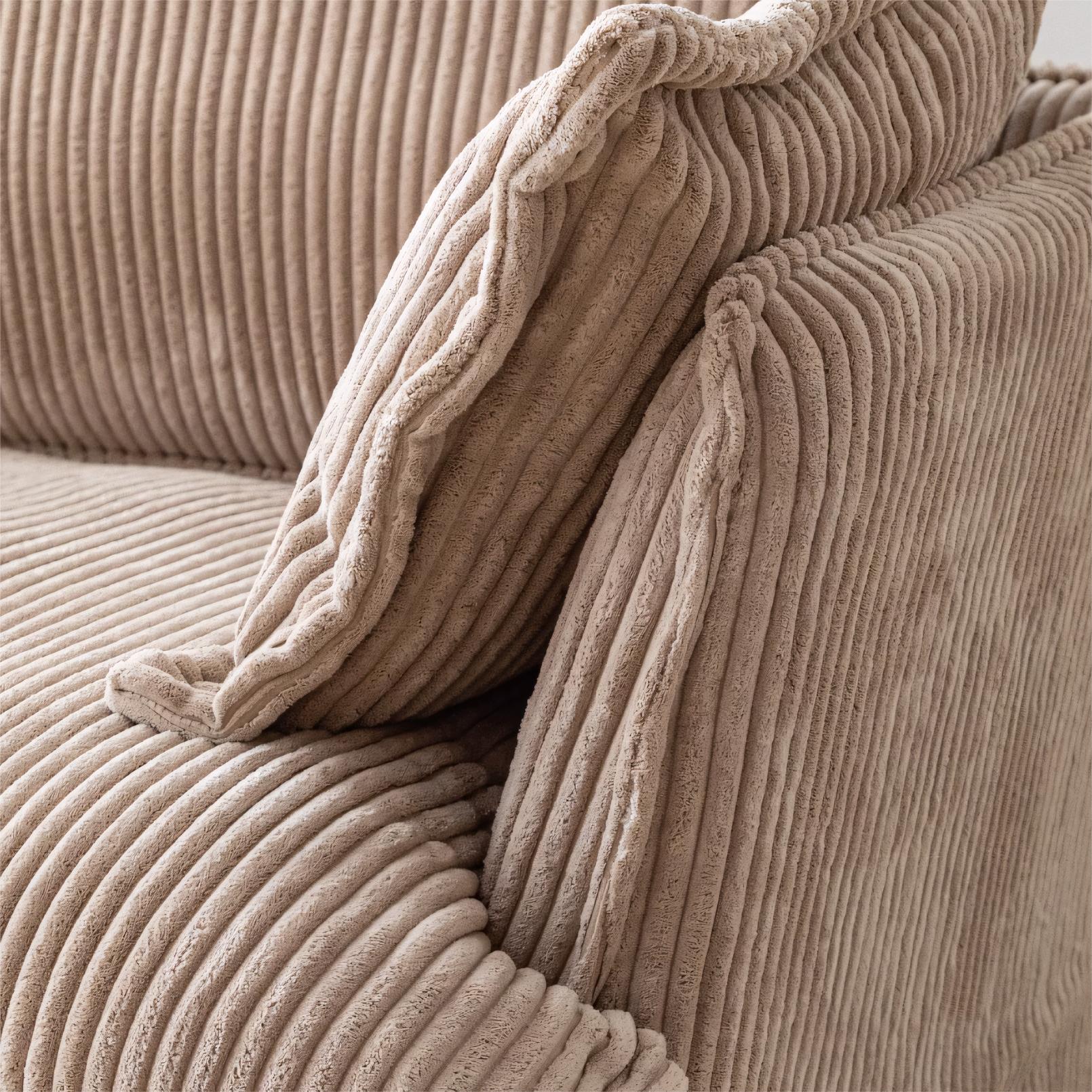 Elarem Washable fabric single sofa-B