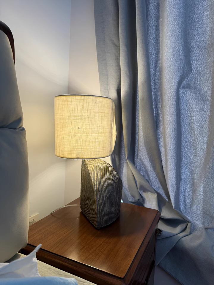 Hushey Resin fabric lamp