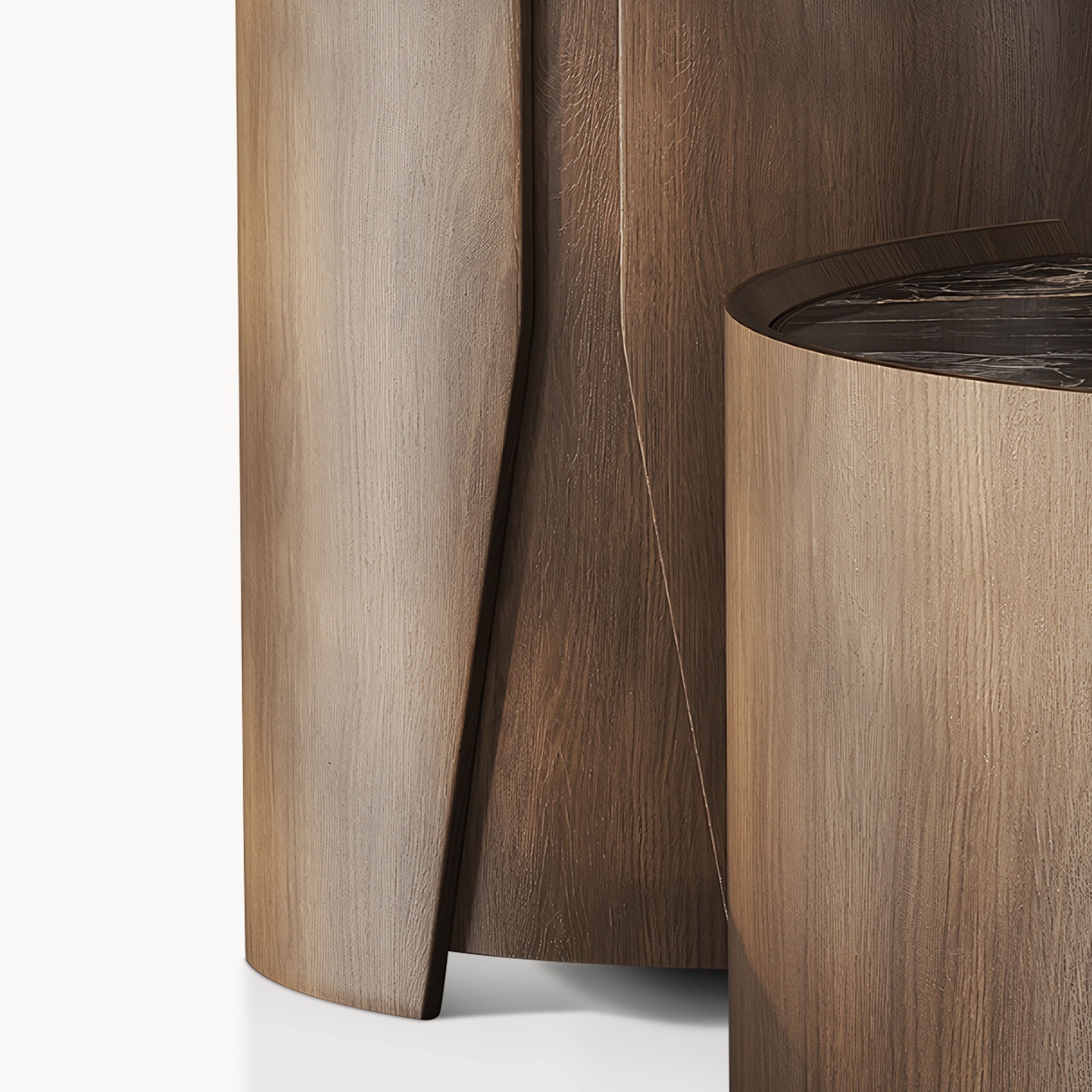 Zecon Ultra crystal stone slab side table coffee table