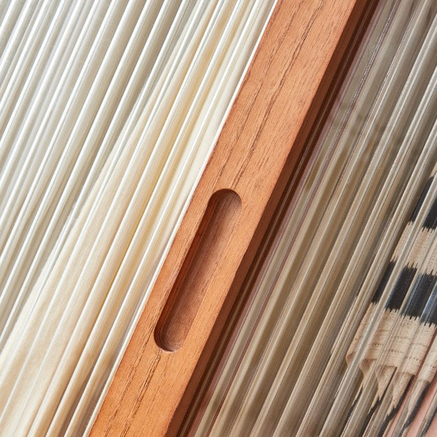 Hirebow Ash wood natural rattan wardrobe