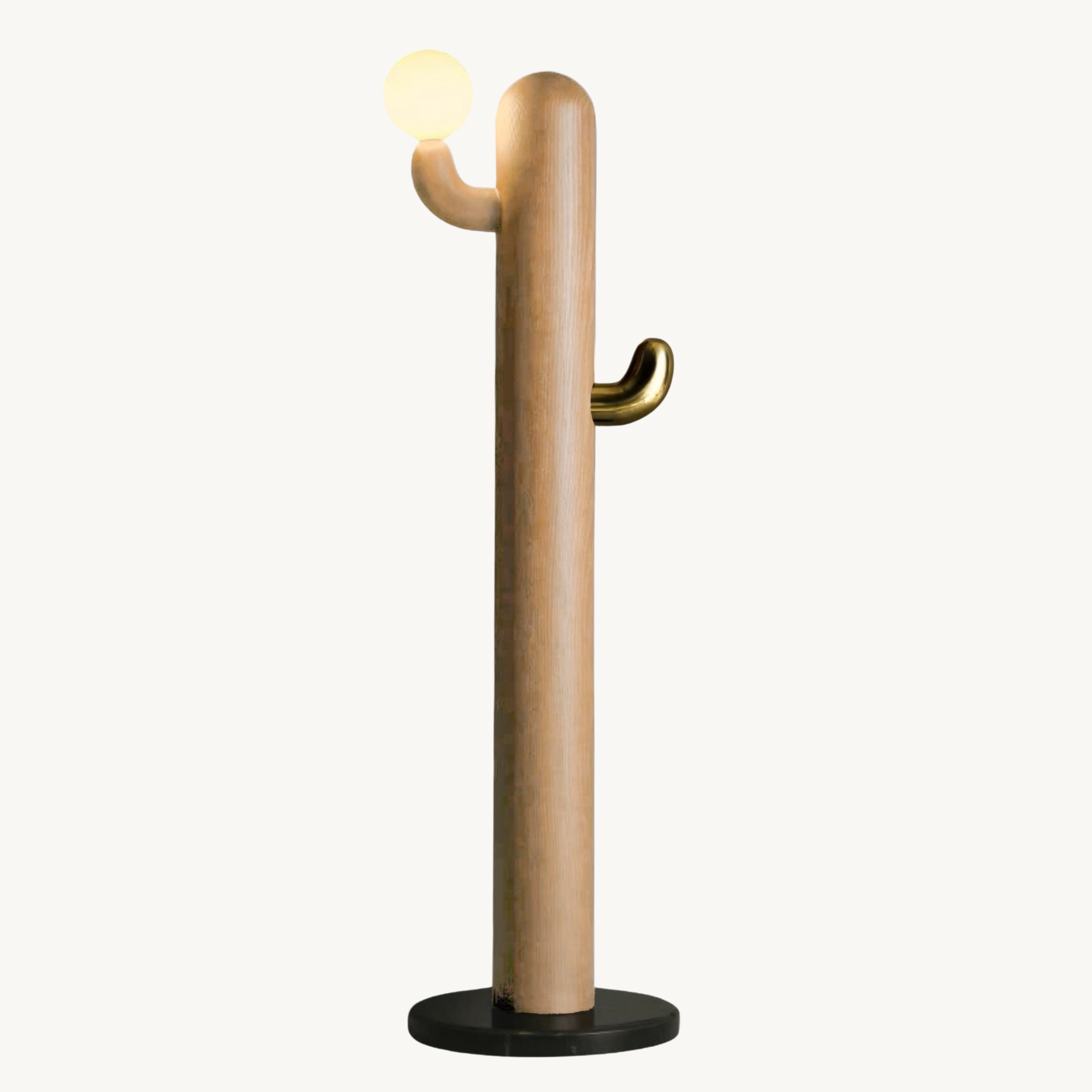 Siponie Solid wood cactus floor lamp-B