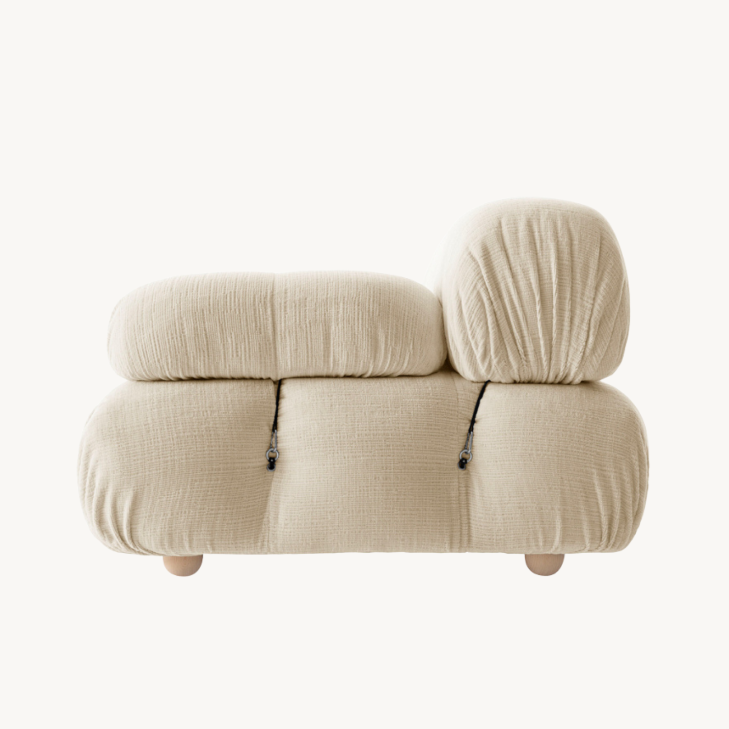 Chelo Minimalist modular sofa with ottoman