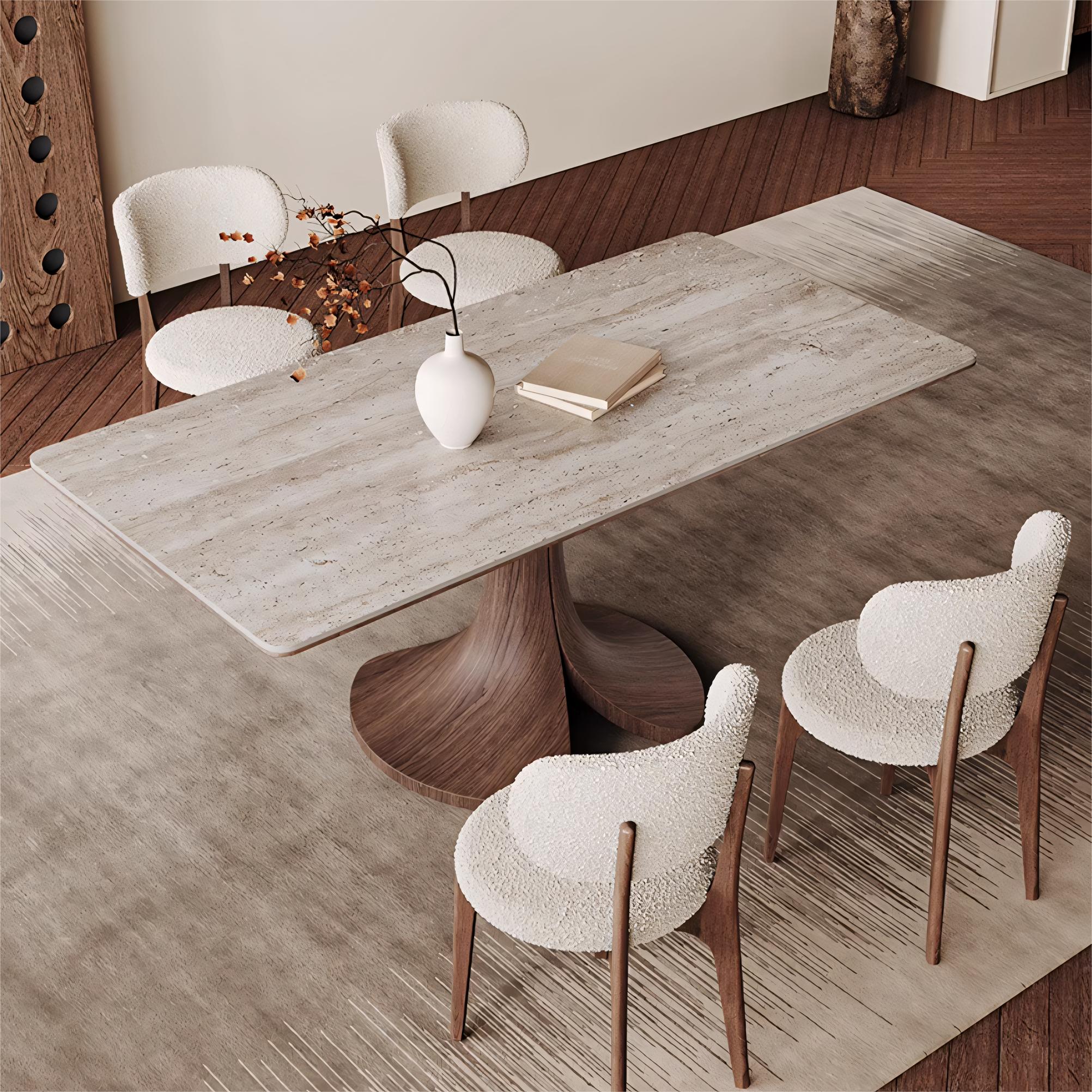 Avico Sintered stone rectangular dining set