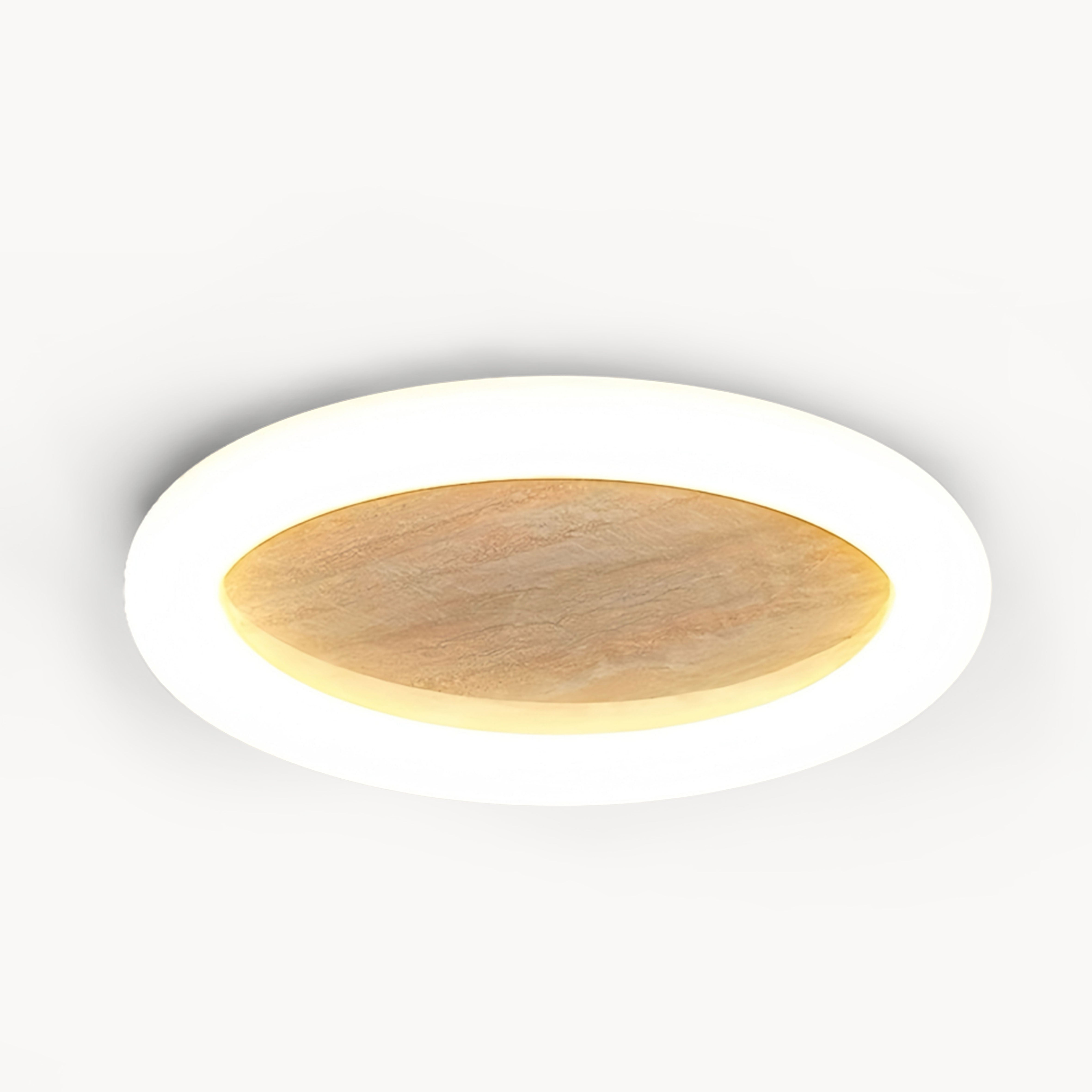 Brunit Beige travertine ceiling light