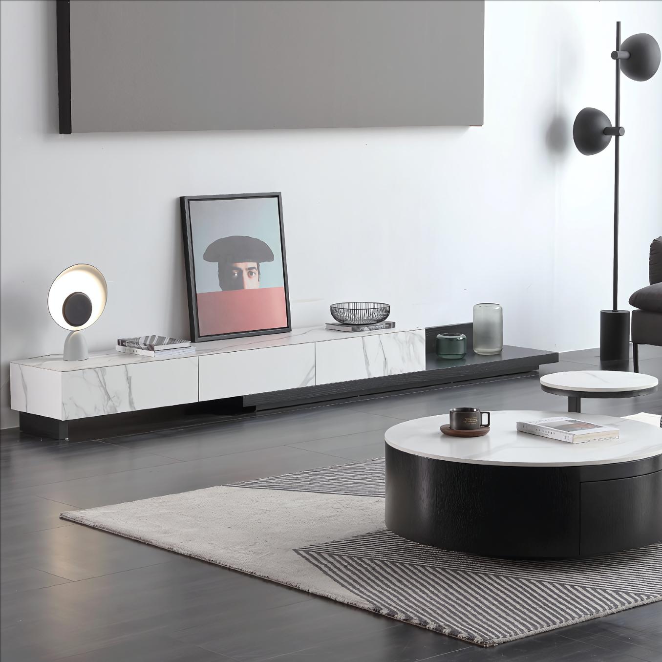 Fortave Retractable minimalist TV cabinet