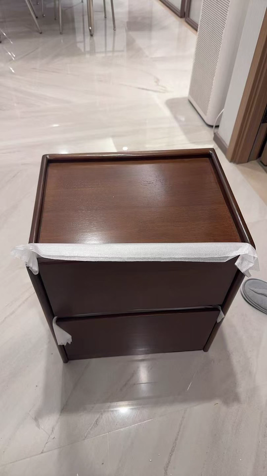 Biadra 2pcs solid wood nightstands-A
