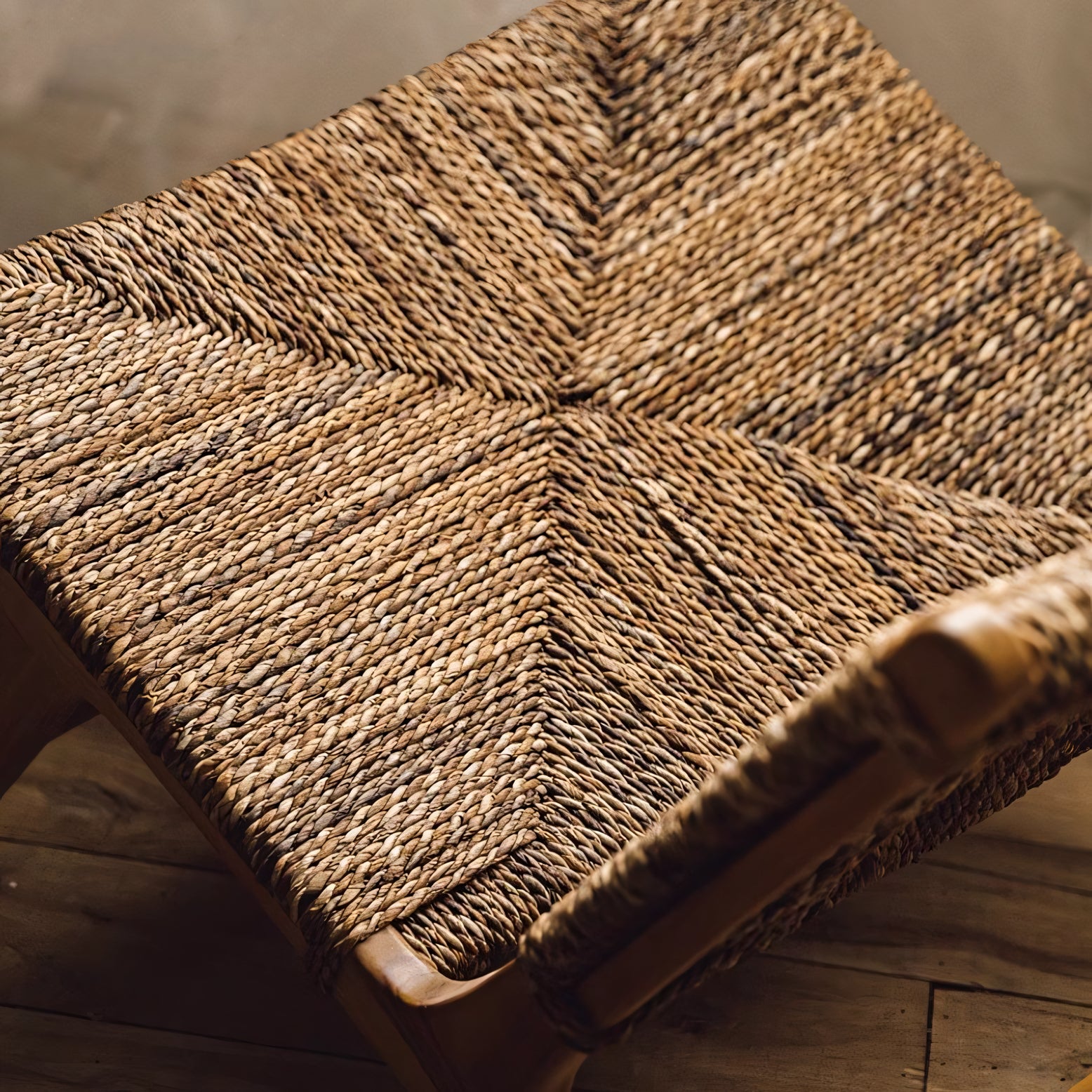 Alvaro Natural rattan ash wood lounge chair