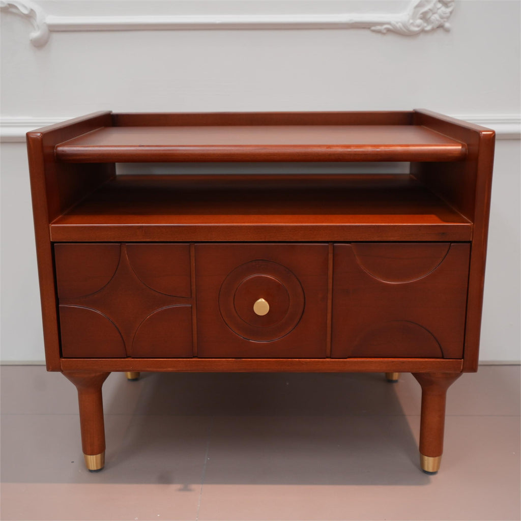 Calir 2pcs boxwood nightstands