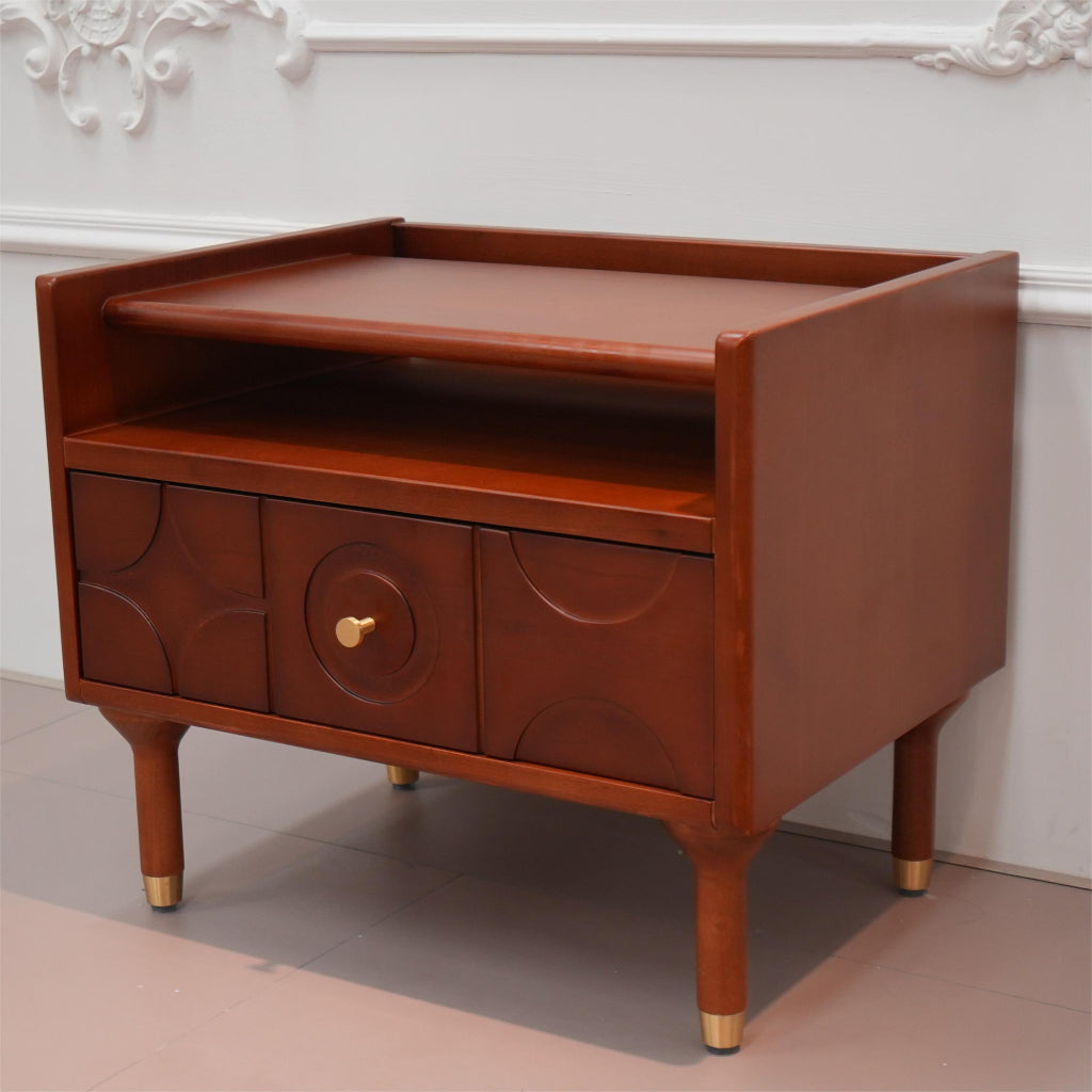 Calir 2pcs boxwood nightstands