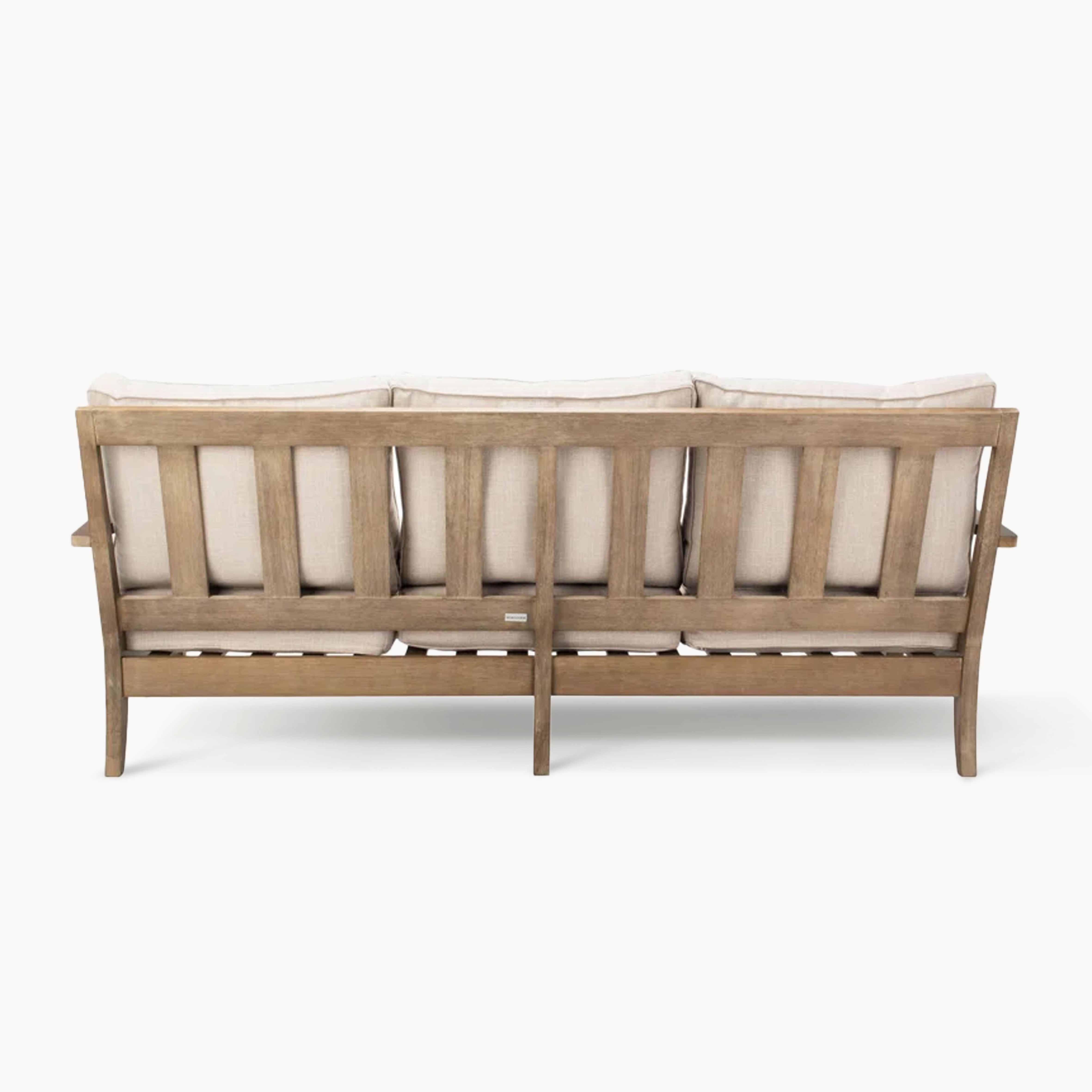 Zoneri Solid wood outdoor sofa