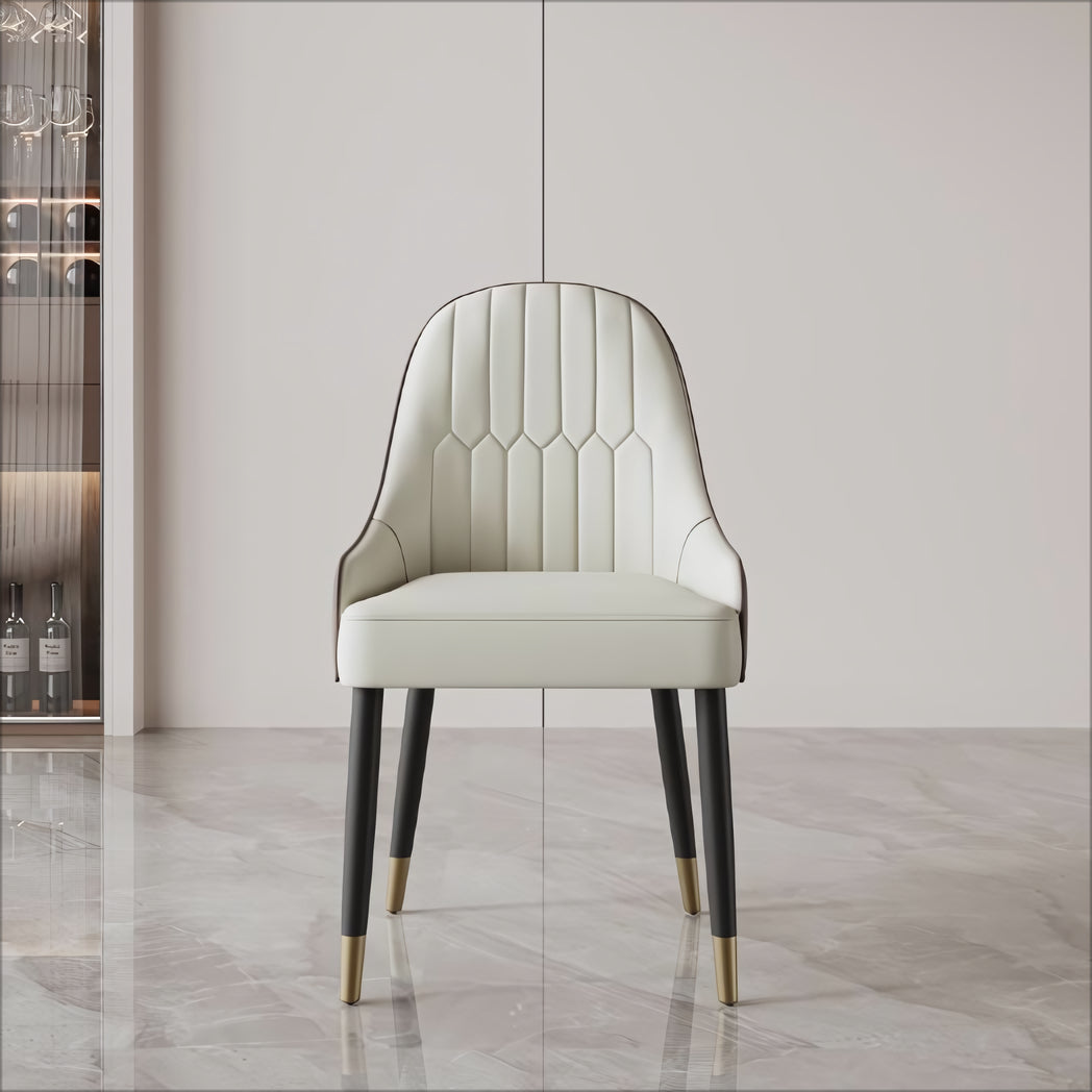 Uniroco 2 pcs set-ash solid wood dining chair