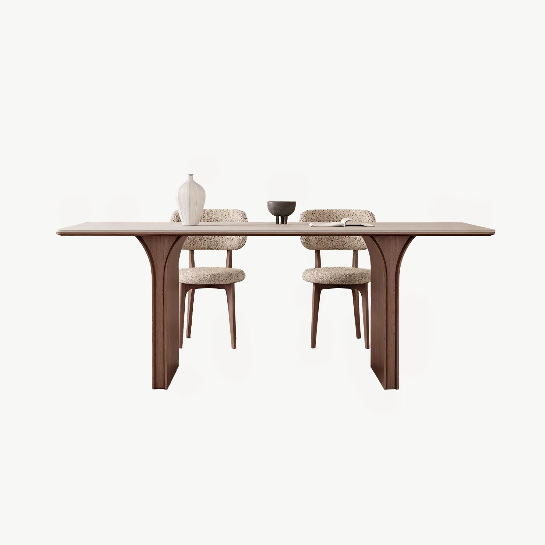 Fulozo Sintered stone rectangular dining set