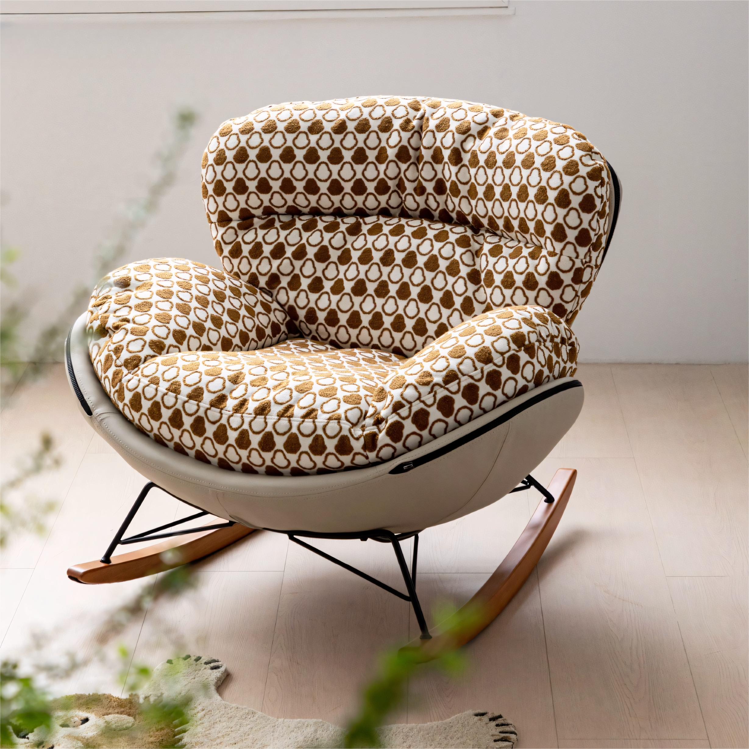 Amati Fabric rocking chair-B