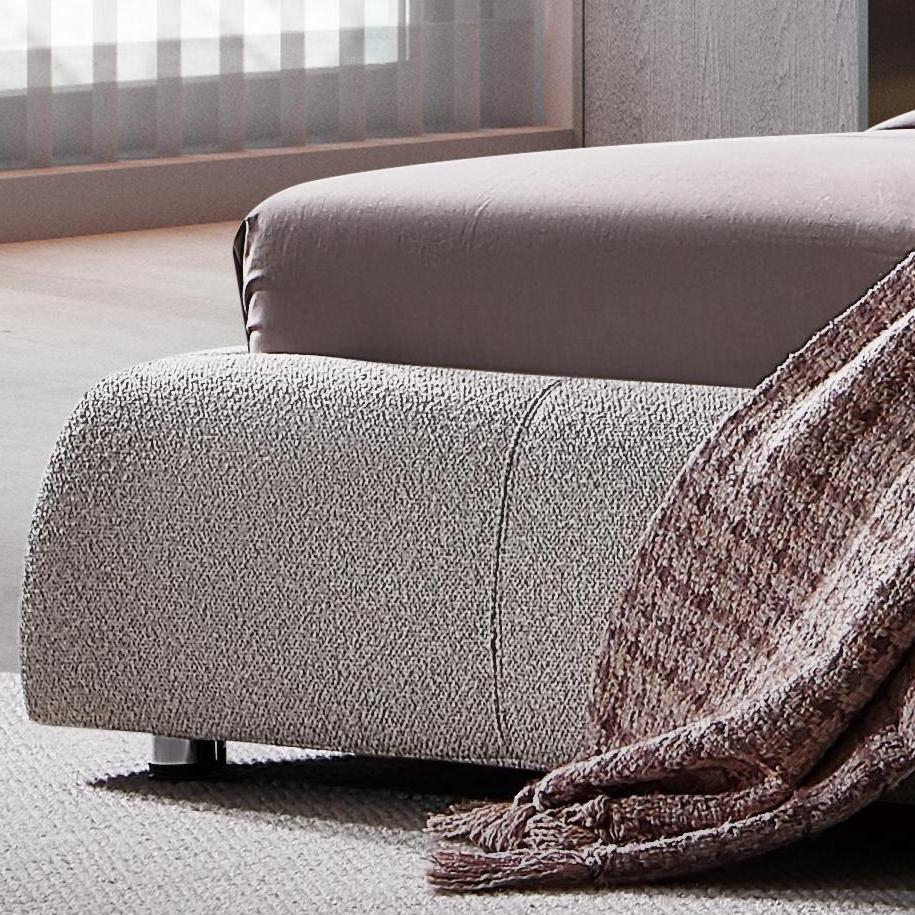 Letina Fabric solid wood bed