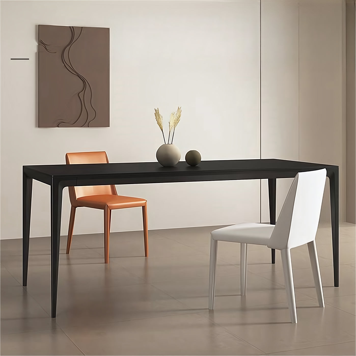 Enrila Sintered stone rectangular dining table