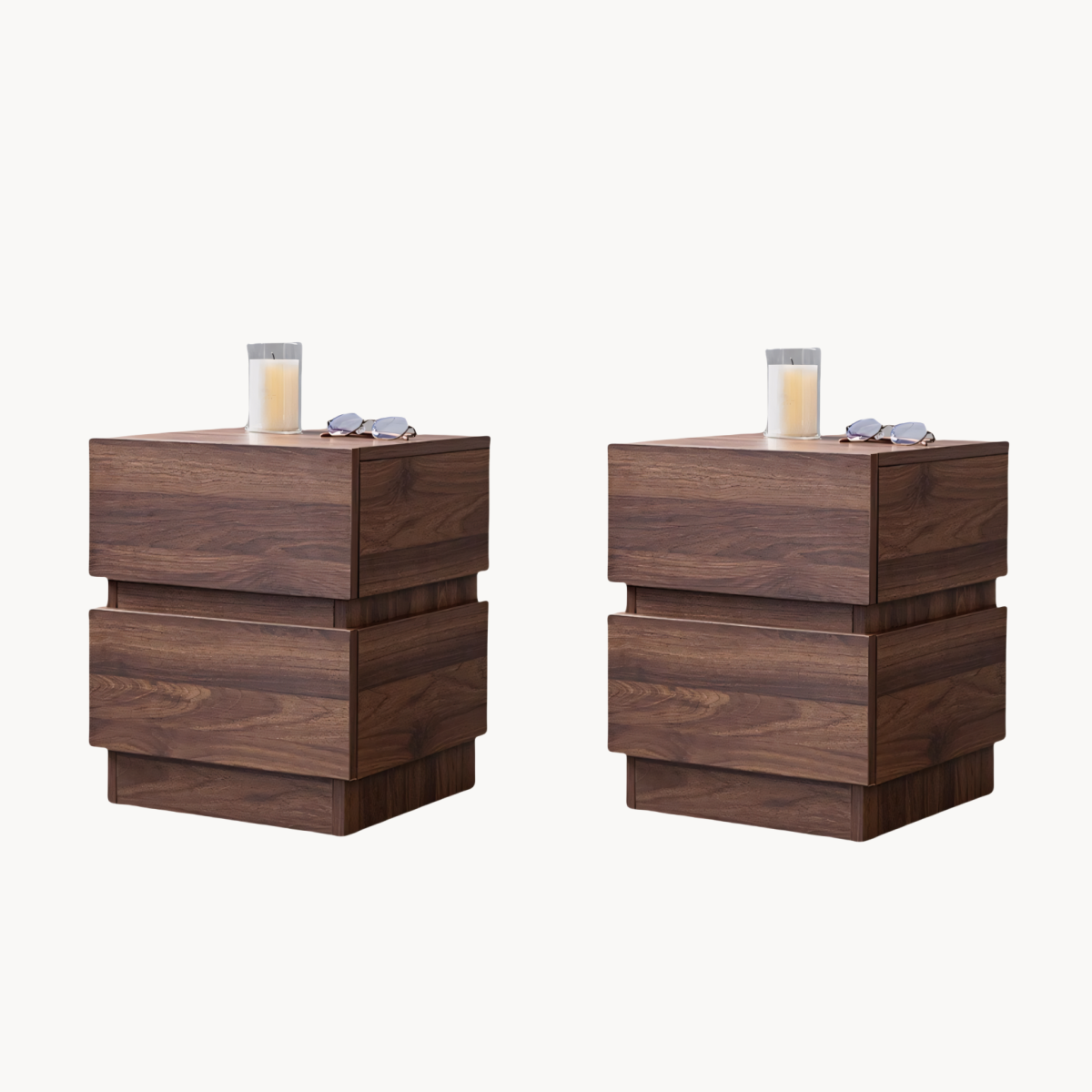 Fachic 2pcs minimalist nightstands