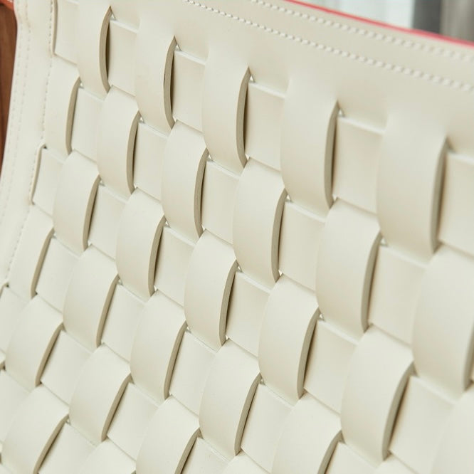 Linaro Ash wood leather accent chair