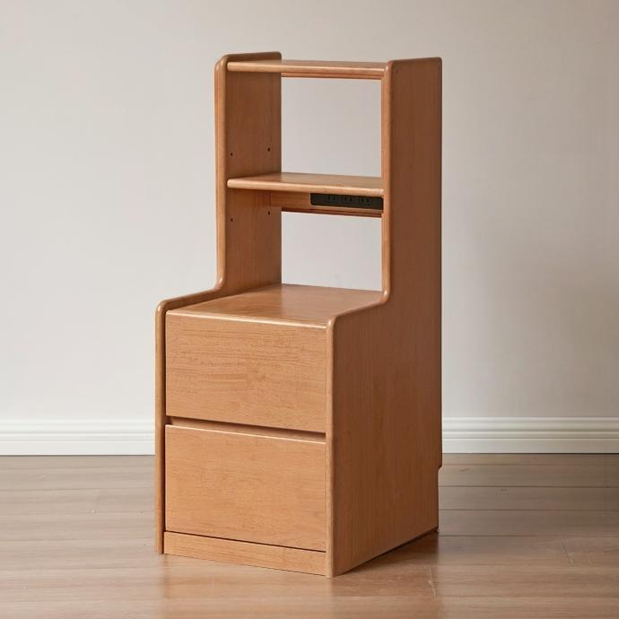 Nuvea 2pcs solid wood nightstands