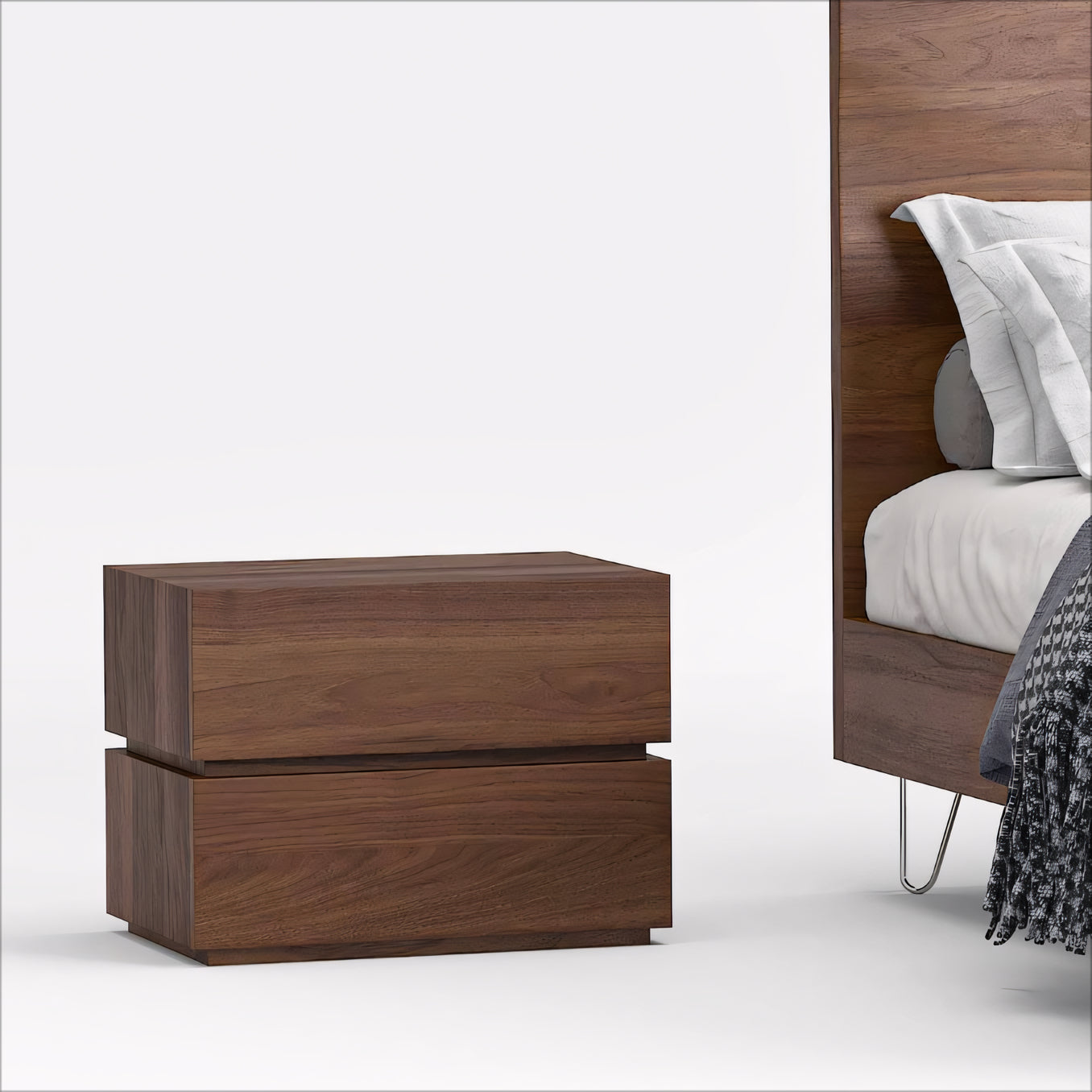 Bidine 2pcs minimalist nightstands