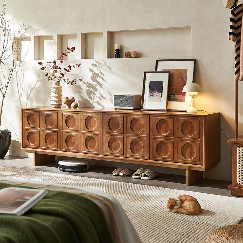 Kalanie Solid wood TV cabinet