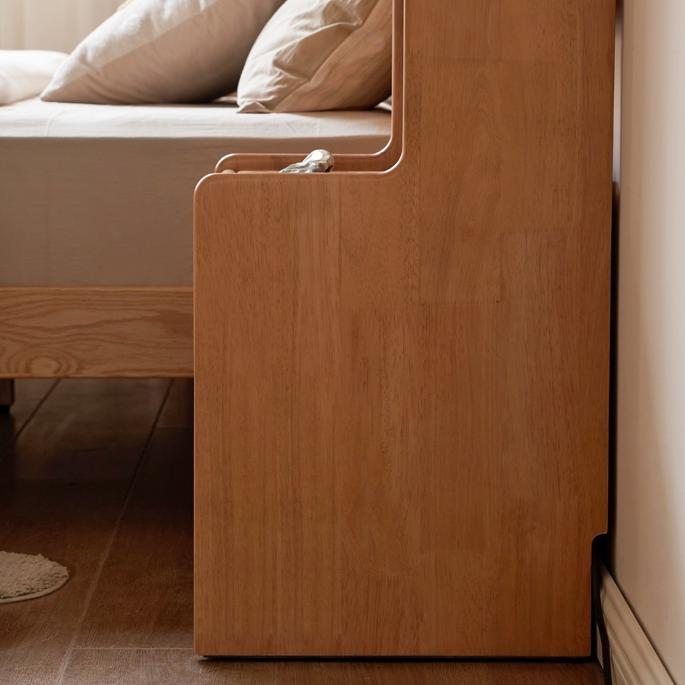 Nuvea 2pcs solid wood nightstands