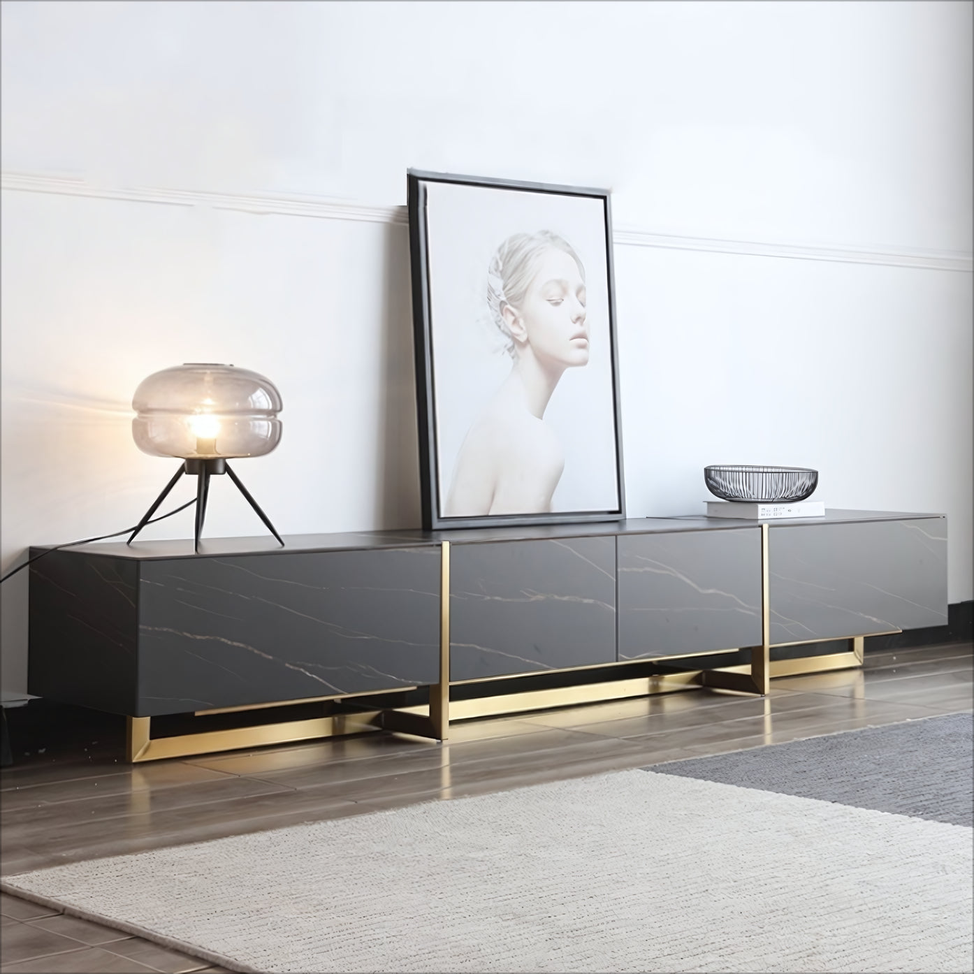 Erifort Modern sintered stone TV cabinet