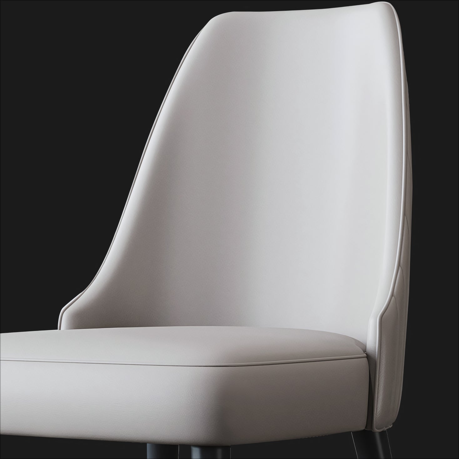 Amonza 2 pcs set-light luxury dining chairs-A