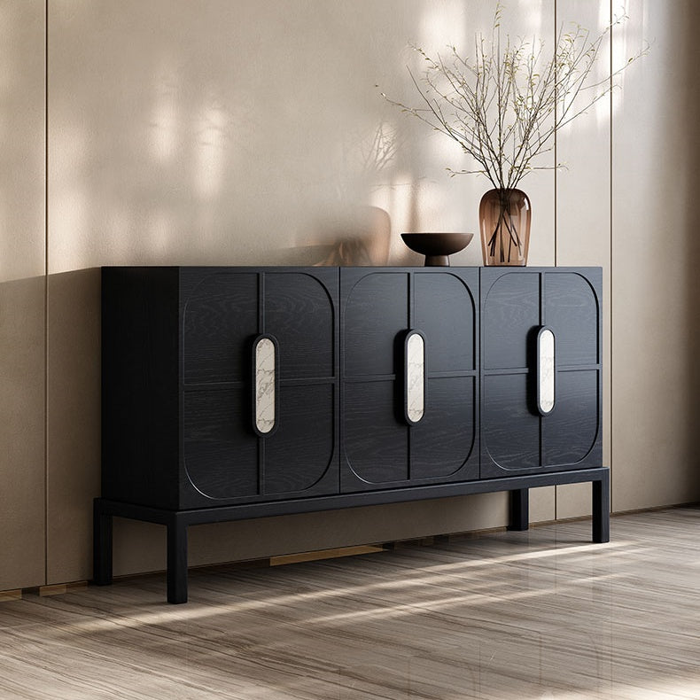 Zalro Wooden marble sideboard-B
