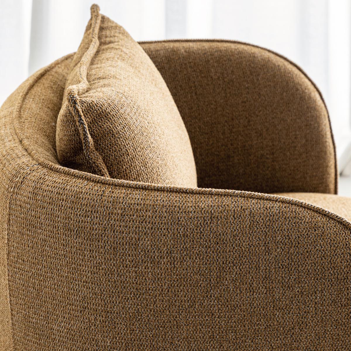 Zenarm 360° rotatable fabric single sofa
