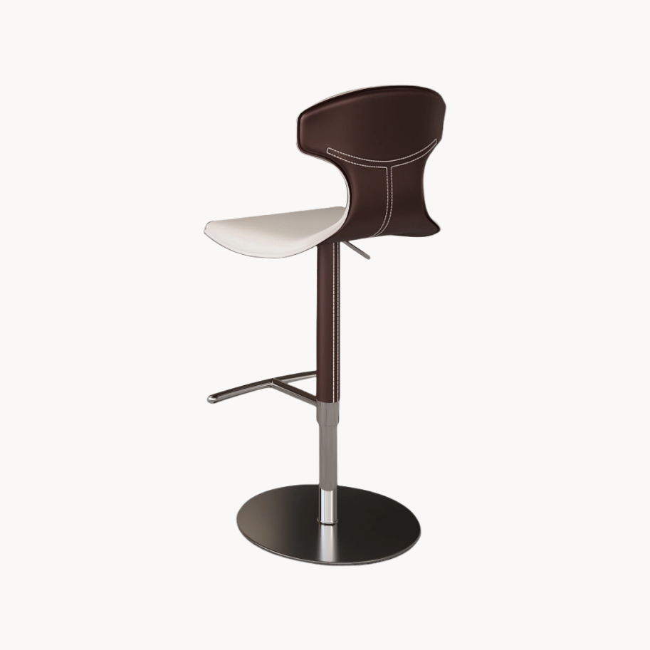 Elaju Leather bar stool