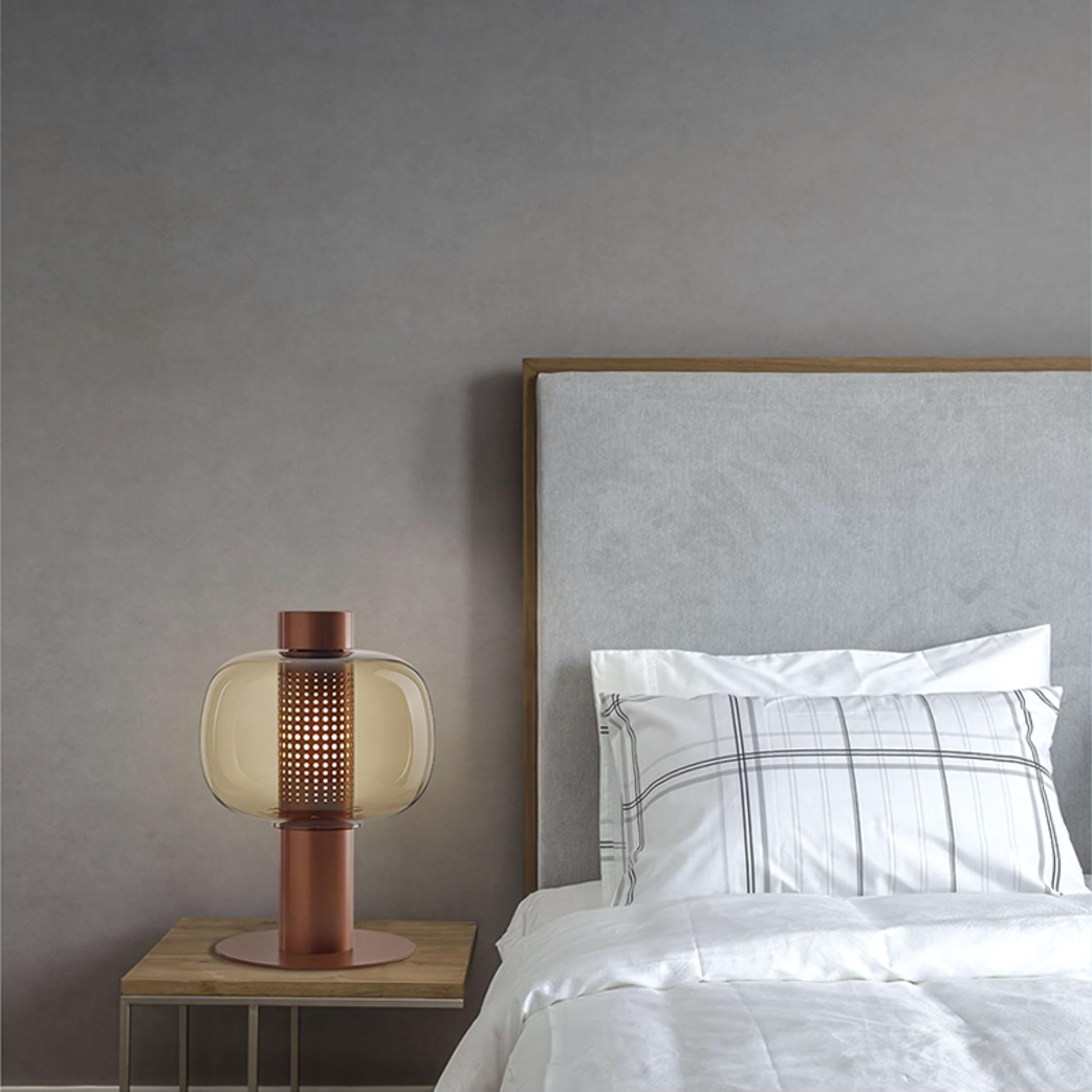 Ronie Glass modern style table lamp