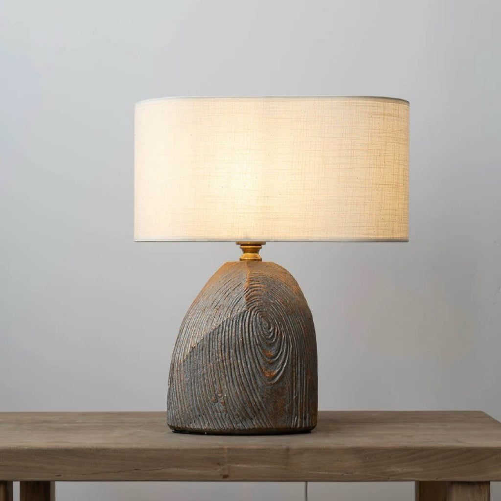 Hushey Resin fabric lamp